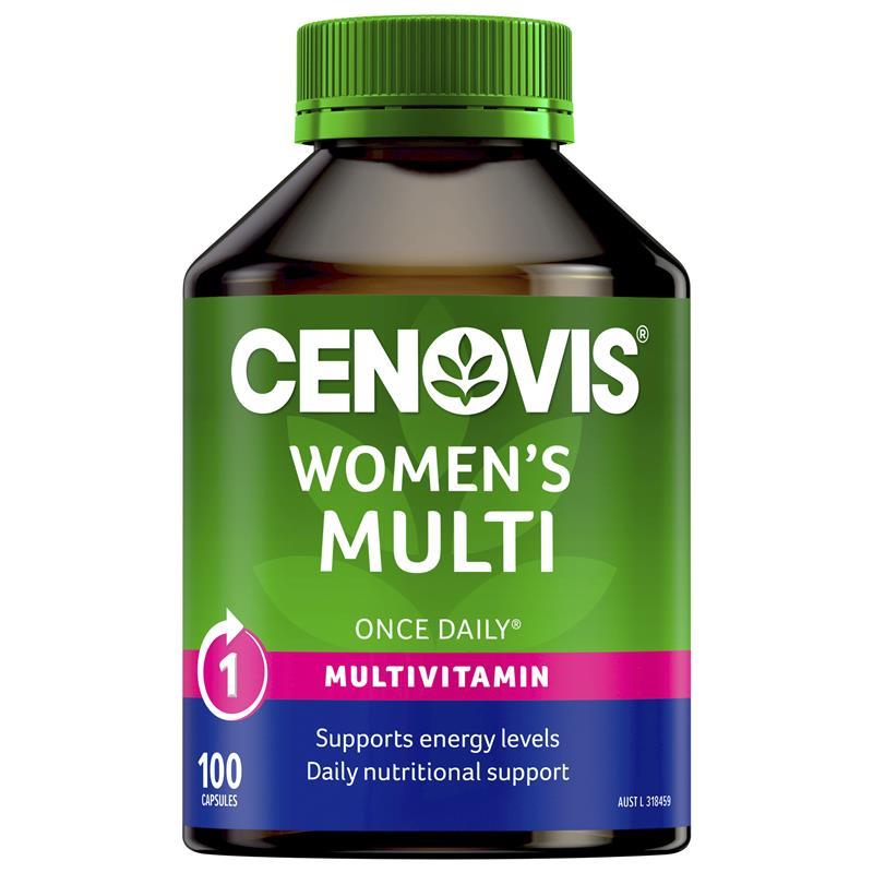 Cenovis Once Daily Women's Multivitamins & Minerals 100 Capsules