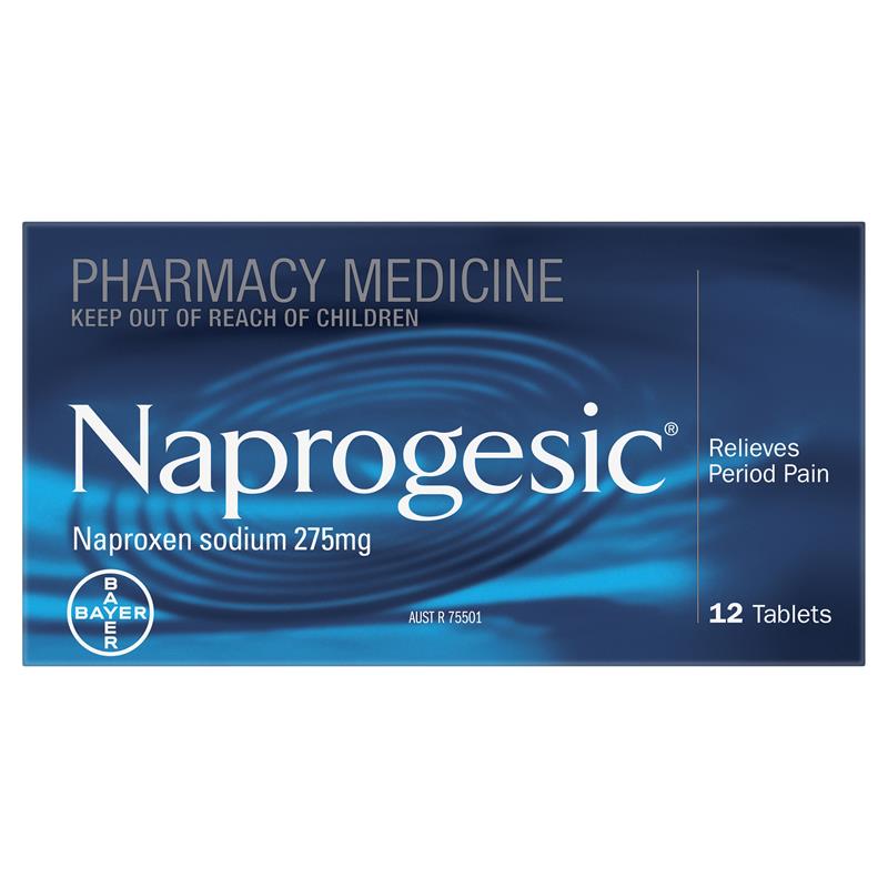 Naprogesic 275mg Tablets 12 Pack
