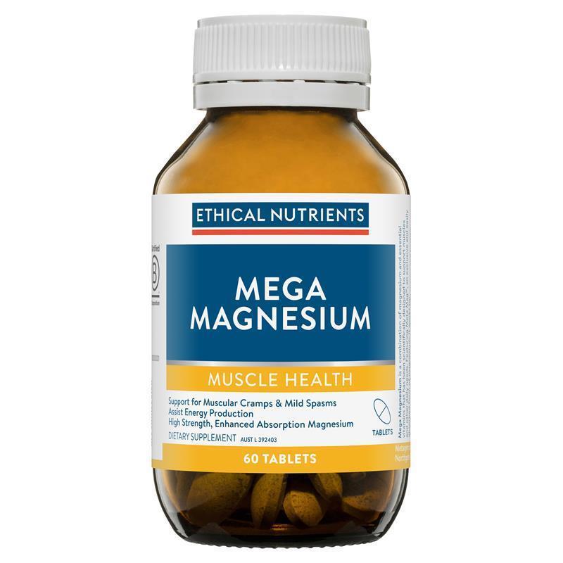 Ethical Nutrients Mega Magnesium 60 Tablets - GimmeNow