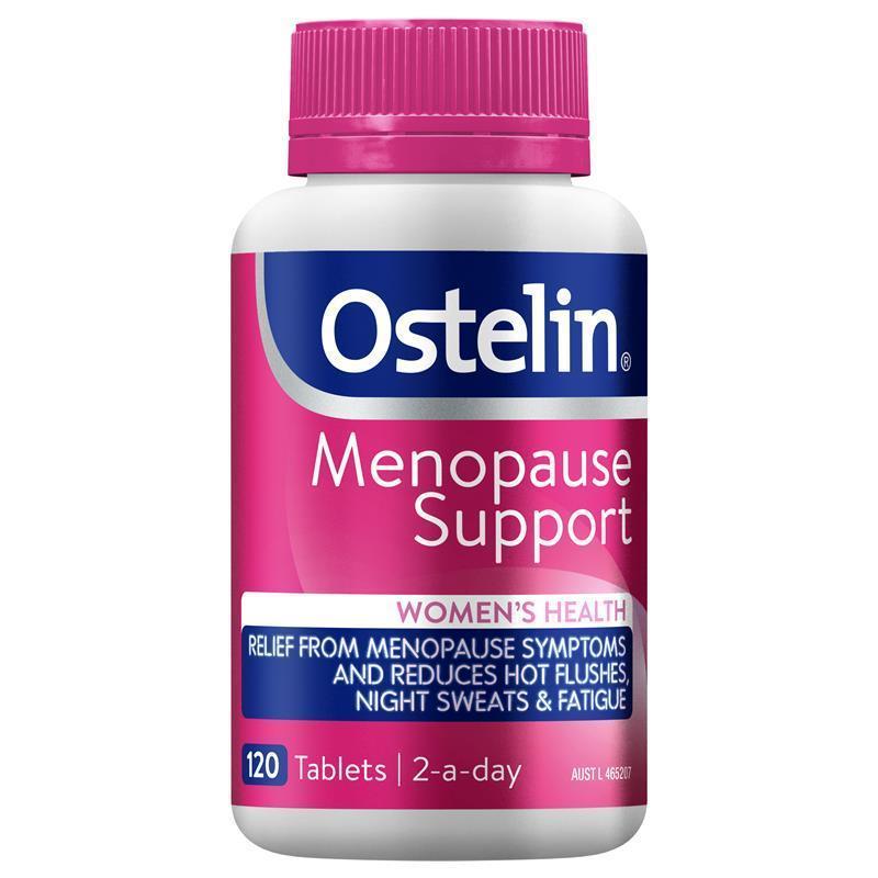Ostelin Menopause Support 120 Tablets Exclusive Size