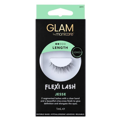 Glam By Manicare Jesse Flexi Lashes Length