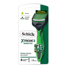 Schick Xtreme 3 Sensitive Mens Disposable Razors 4pk