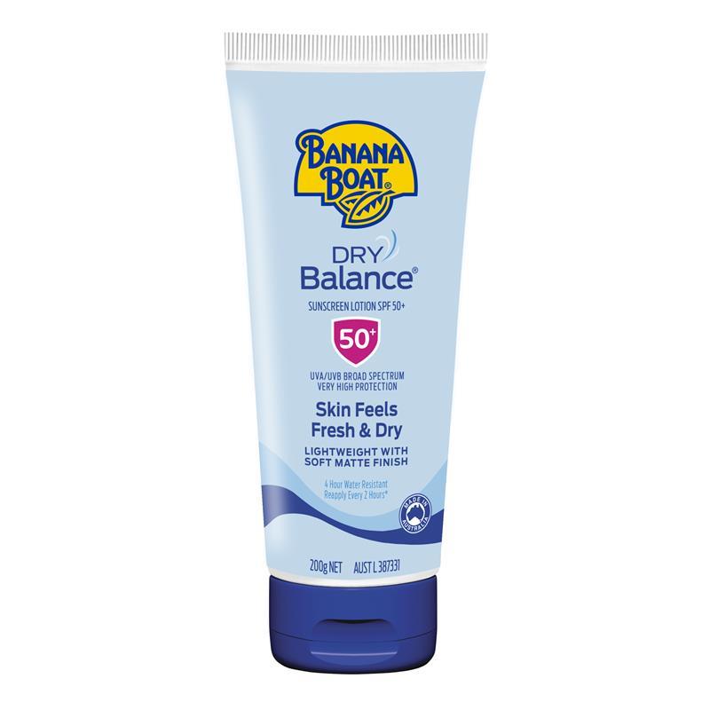 Banana Boat SPF 50+ Dry Balance Sunscreen Lotion 200G
