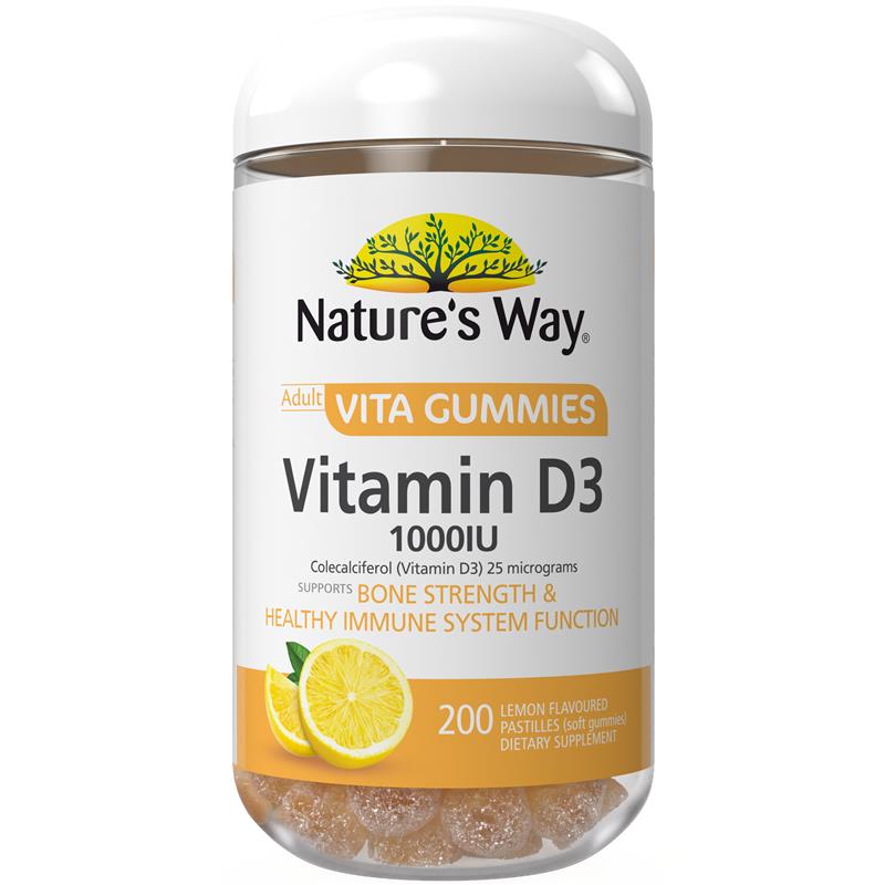 Nature's Way Adult Vita Gummies Vitamin D 200 Gummies Exclusive Size