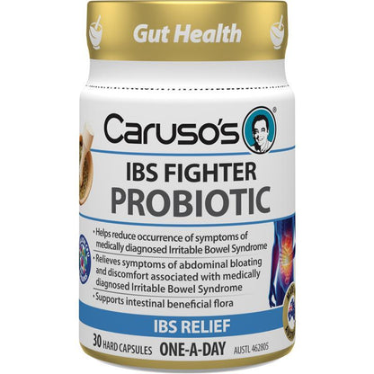 Carusos Probiotic - IBS Fighter 30 Capsules