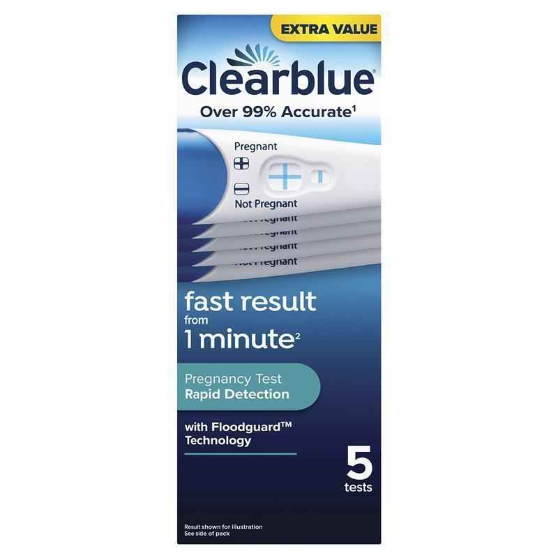 Clearblue Pregnancy Test Rapid Detection 5 Tests