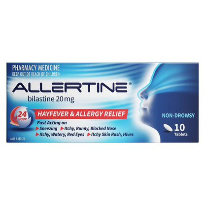 Allertine 20mg 10 Tablets - Bilastine