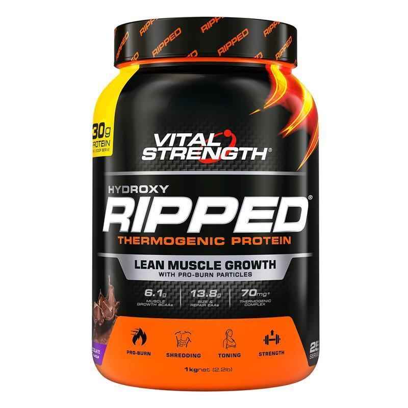 Vital Strength Hydroxy Ripped Thermogenic Protein Powder Chocolate 1kg