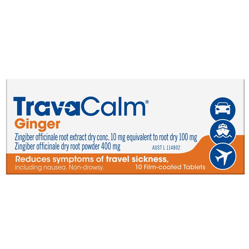 Travacalm Ginger 10 Tablets