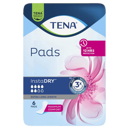 TENA Pads InstaDry 6 Pack