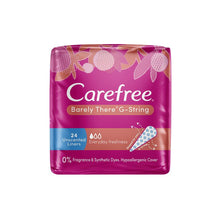 Carefree Barely There G-String Unscented Panty Liners 24 Pack