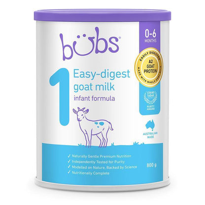 Bubs Goat Infant Formula 800g