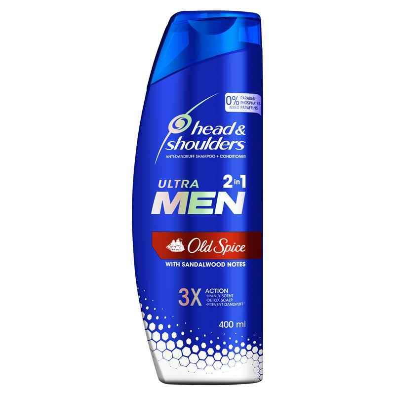 Men's 2-in-1 Anti-Dandruff Shampoo & Conditioner, 400ml