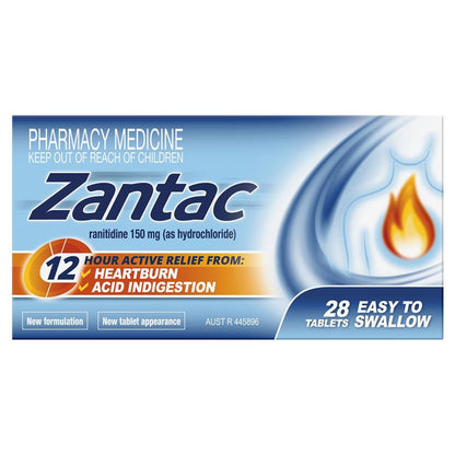Zantac 12 Hour 150mg 28 Tablets