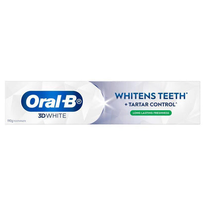 Oral B Toothpaste 3D White Long Lasting Freshness 190g - GimmeNow