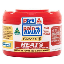 Pain Away Forte + Heat Joint & Muscle Pain Relief Cream 150g