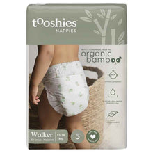 Tooshies Eco Nappies with Organic Bamboo Size 5 Walker 13-18kg, 32 pack
