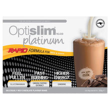 Optislim VLCD Platinum Chocolate Shake 21x25g Sachets - GimmeNow