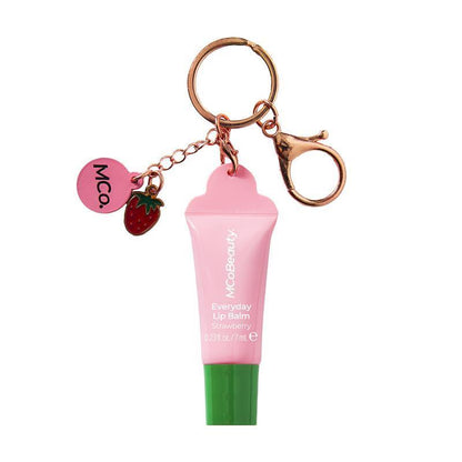 MCoBeauty Everyday Lip Balm with Keyring Strawberry