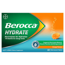 Berocca Hydrate Orange 20 Effervescent Tablets - GimmeNow