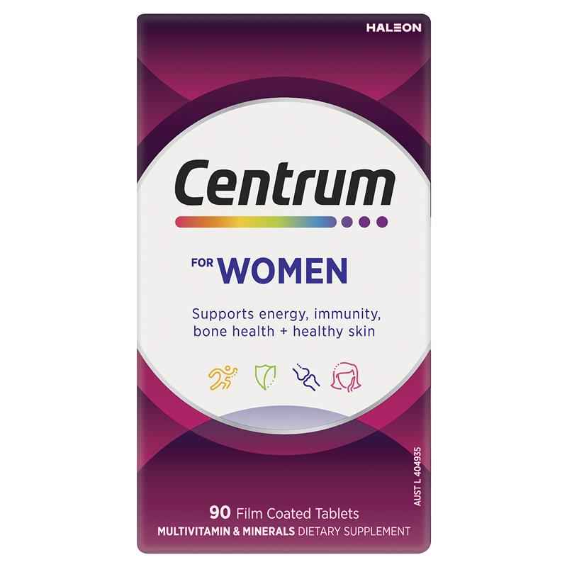 Centrum For Women 90 Tablets Exclusive Size