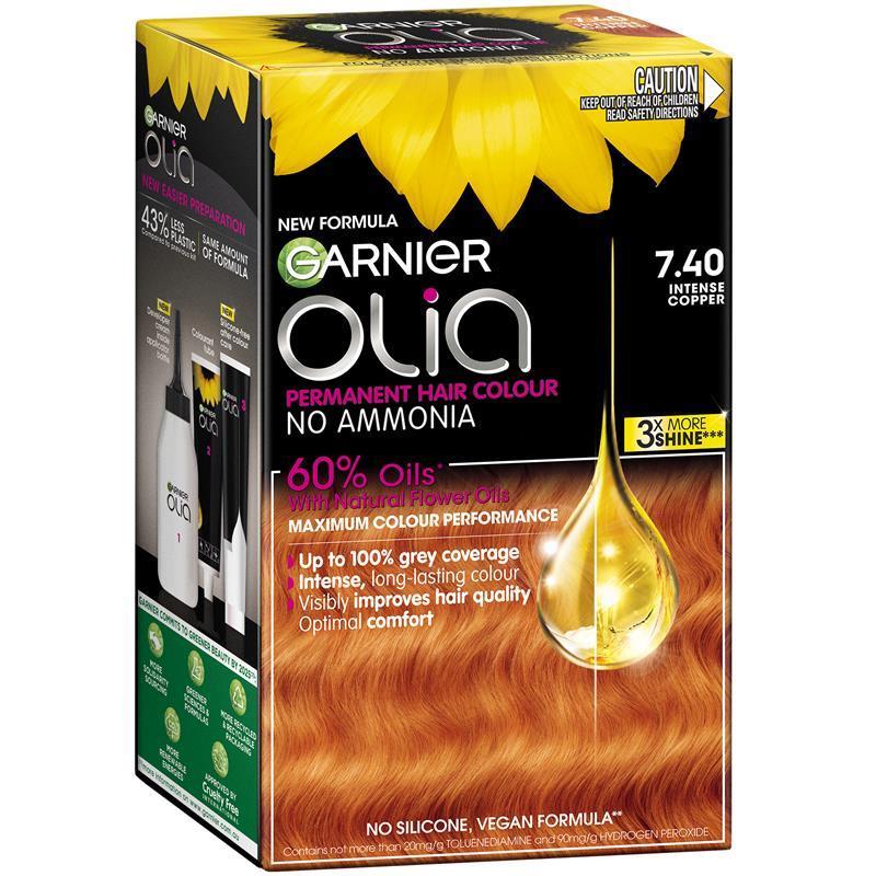 Garnier Olia Hair Colour 7.40 Intense Copper