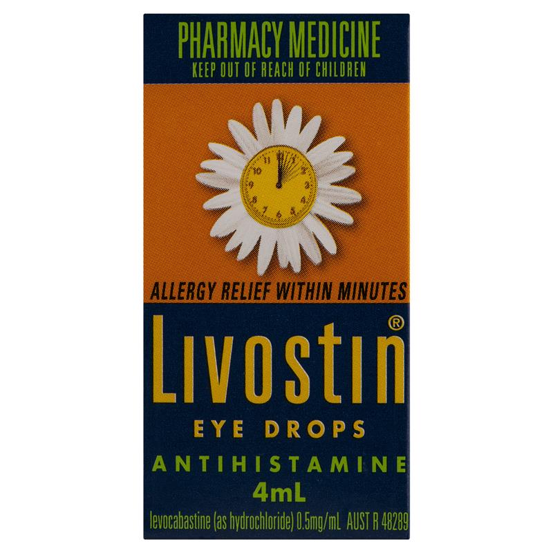 Livostin Antihistamine Allergy Eye Drops 4mL