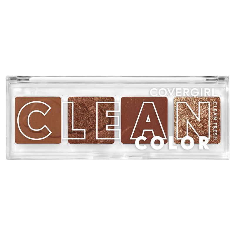 Covergirl Clean Colour Eyeshadow Quad #252 Spiced Copper
