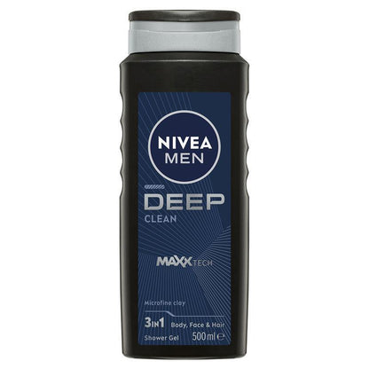 NIVEA for Men Deep Shower Gel 500ml