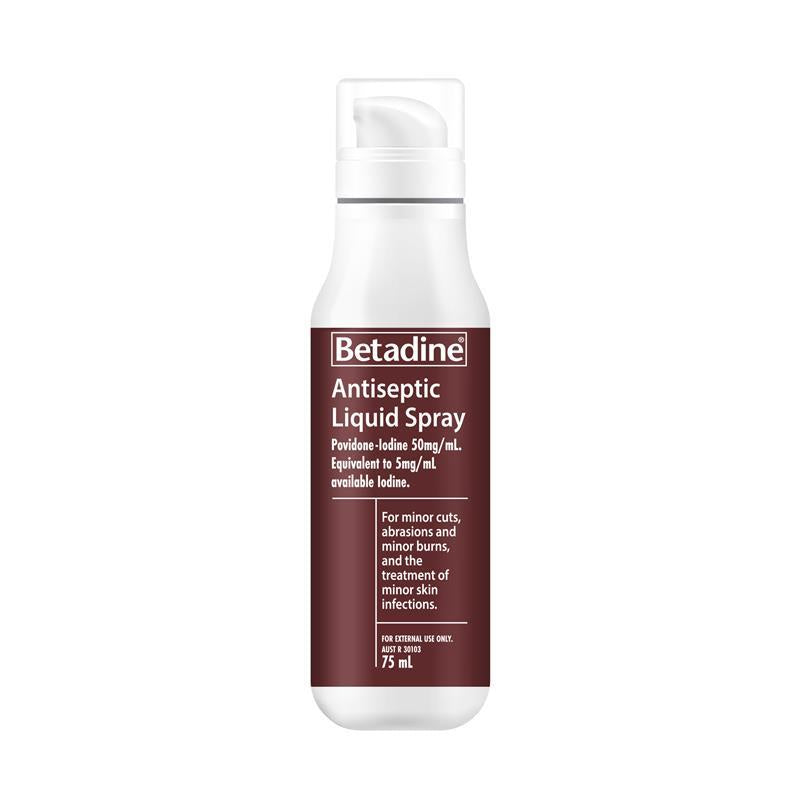 Betadine Antiseptic Liquid Spray 75mL