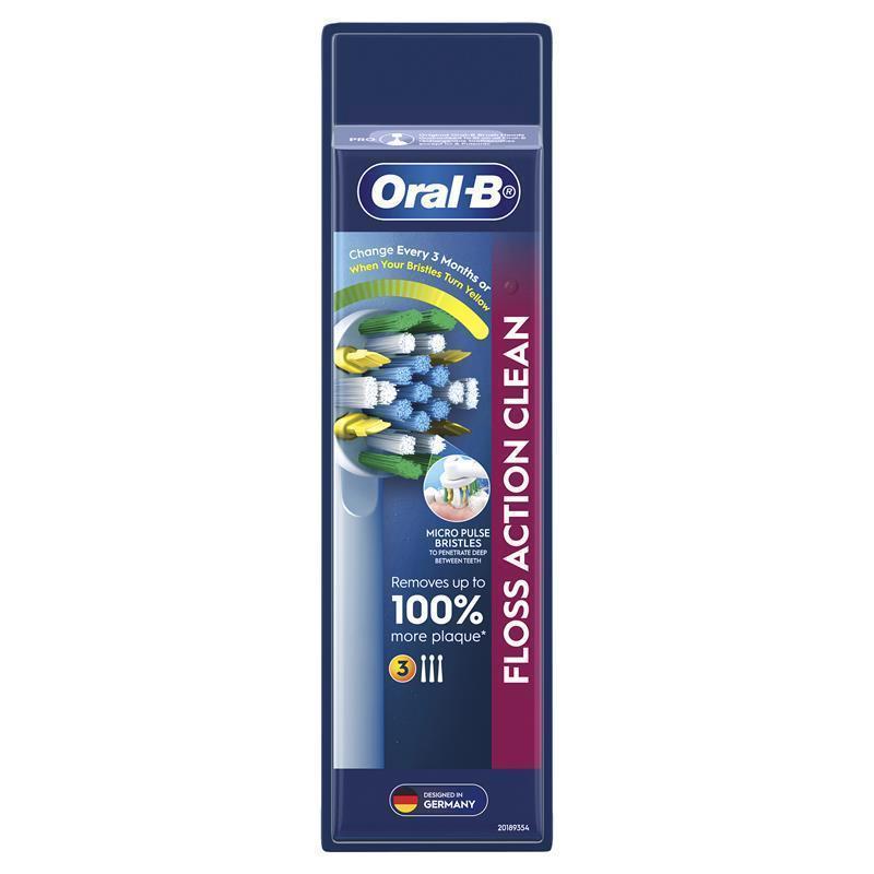 Oral B Power Toothbrush Floss Action Refills 3 Pack - GimmeNow