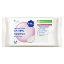 NIVEA 3in1 Gentle Cleansing Dry & Sensitive Skin Wipes 25 Pack