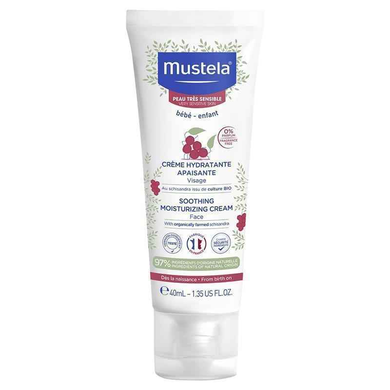 Mustela Soothing Moisturising Face Cream Fragrance Free 40ml