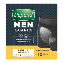 Depend Men Incontinence Guards Level 2 12 Pack