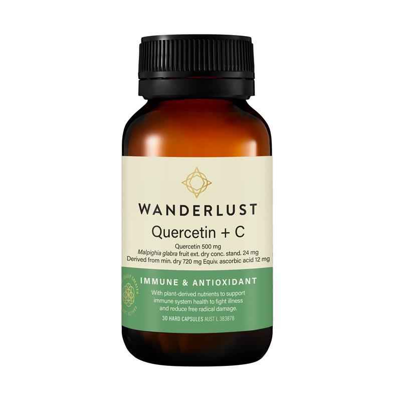 Wanderlust Quercetin + C 30 Capsules