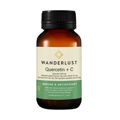 Wanderlust Quercetin + C 30 Capsules