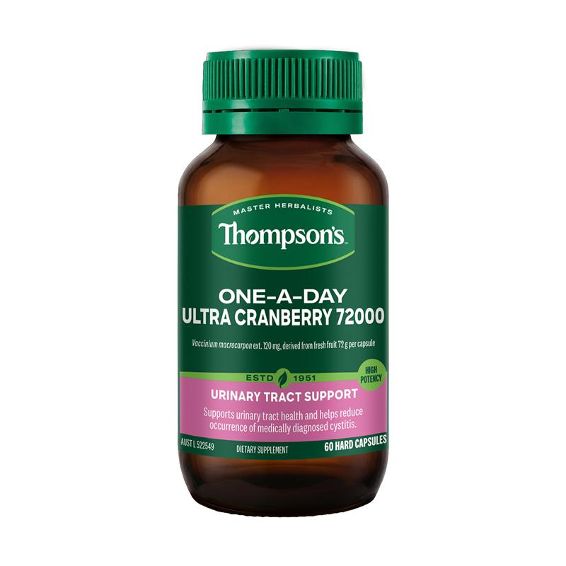 Thompsons One-A-Day Ultra Cranberry 72000mg 60 Capsules