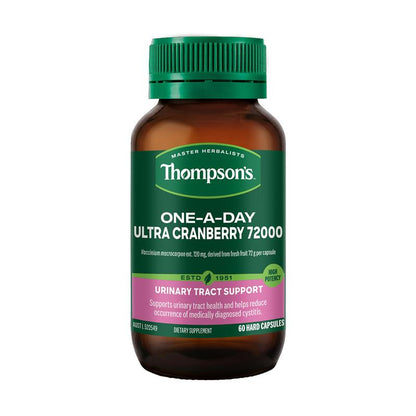 Thompsons One-A-Day Ultra Cranberry 72000mg 60 Capsules