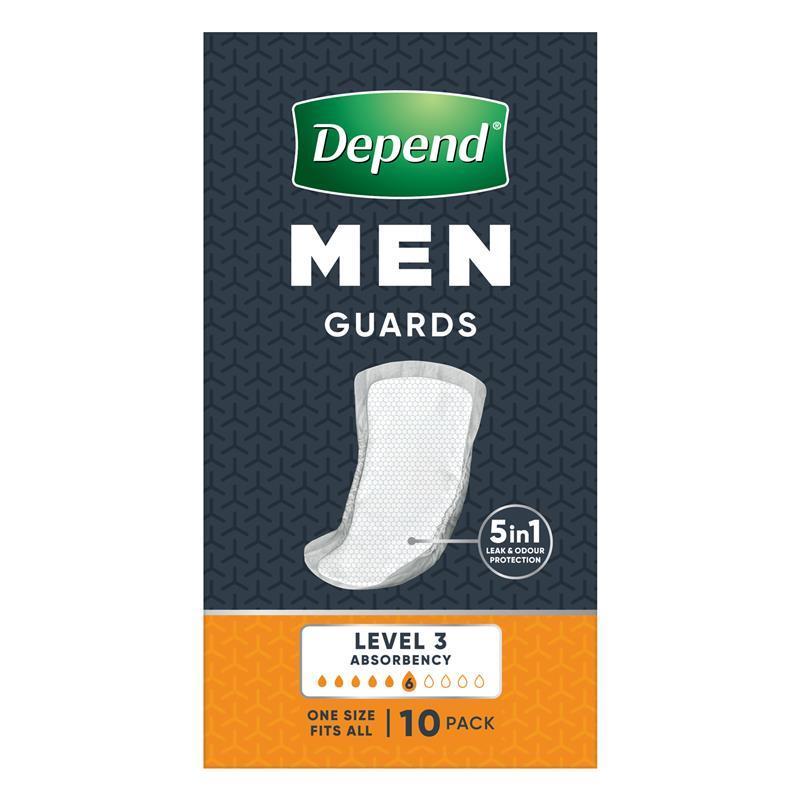 Depend for Men Guards Level 3 10 Pack
