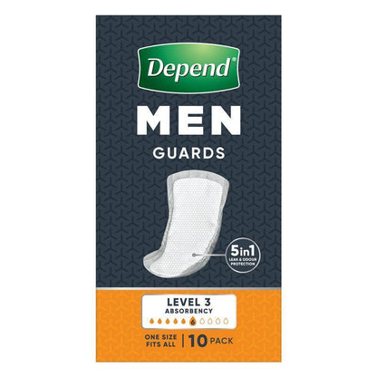 Depend for Men Guards Level 3 10 Pack