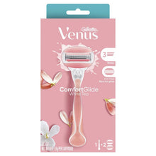 Gillette Venus ComfortGlide White Tea Razor Handle + 2 Blades