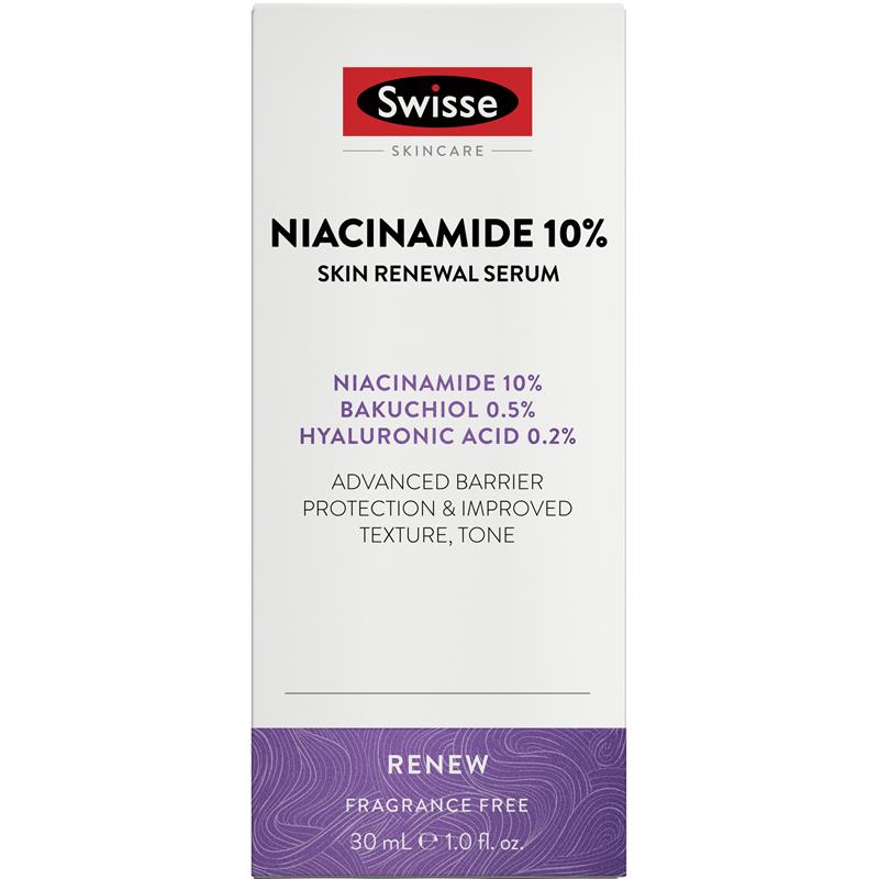 Swisse Skincare Niacinamide 10% Skin Renewal Serum 30ml