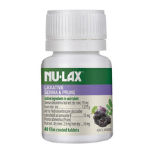 Nulax Natural Laxative Tablets with Senna and Prunes 40 Tablets