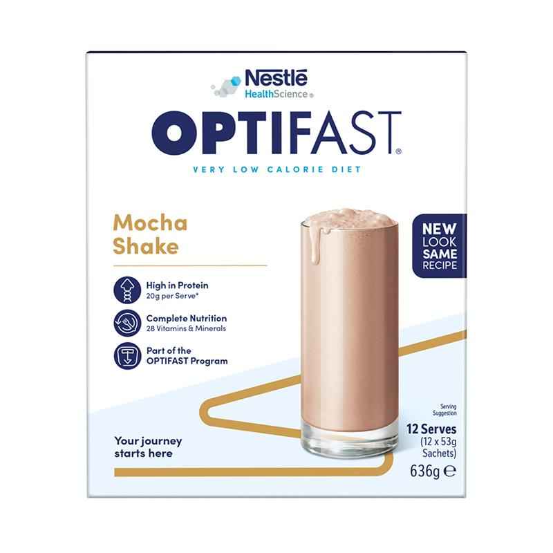 Optifast VLCD Shake Mocha 12 x 53g NEW