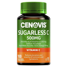 Cenovis Sugarless C 500mg 100 Orange Flavour Chewable Tablets