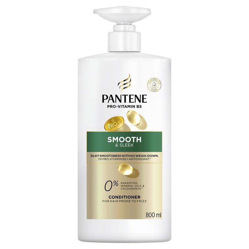 Pantene Smooth & Sleek Conditioner 800ml