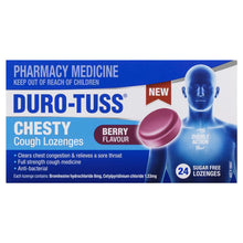 DURO-TUSS Chesty Cough Lozenges Berry 24 Lozenges