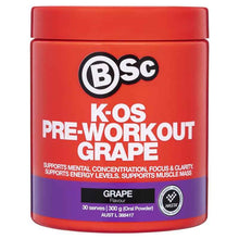 BSc K-OS Pre-Workout Grape 300g