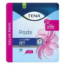 Tena Pad InstaDRY Extra Long Length 18 Pack