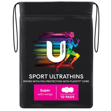 U by Kotex Sport Ultrathins Pads Super 10 Pack